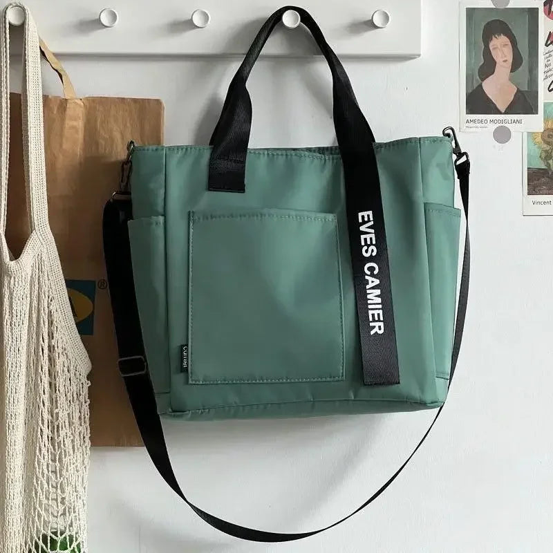 Casual Large Capacity Tote Bag Nylon Waterproof Everyday - Smarsty