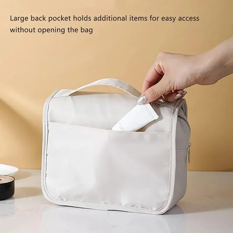 High Quality Travel Makeup Bag Waterproof Toiletries Organizer Women Neceser Bathroom Hook Wash Pouch Hook Makeup Storage Bag - Smarsty