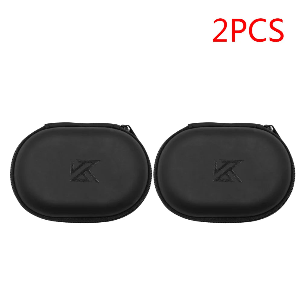 PU Leather Earphones Storage Case with Zipper Closure - Smarsty