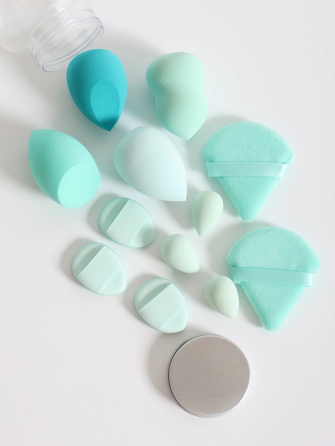 12Pcs Latex-Free Makeup Sponge Set for Flawless Application - Smarsty