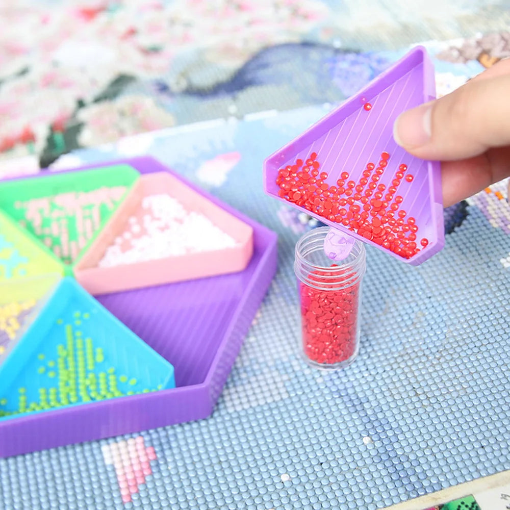 Removable Diamond Painting Storage Containers with 6 Slots - Smarsty