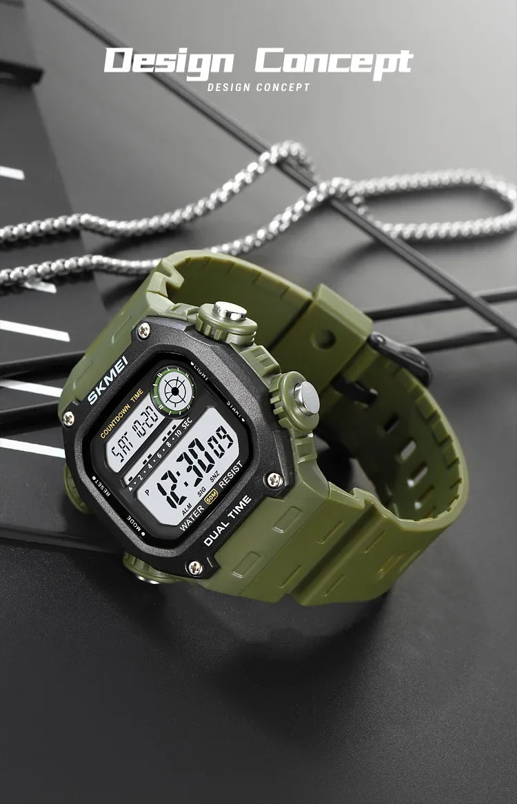 Skmei 2126 Waterproof Digital Sports Watch for Men - Smarsty