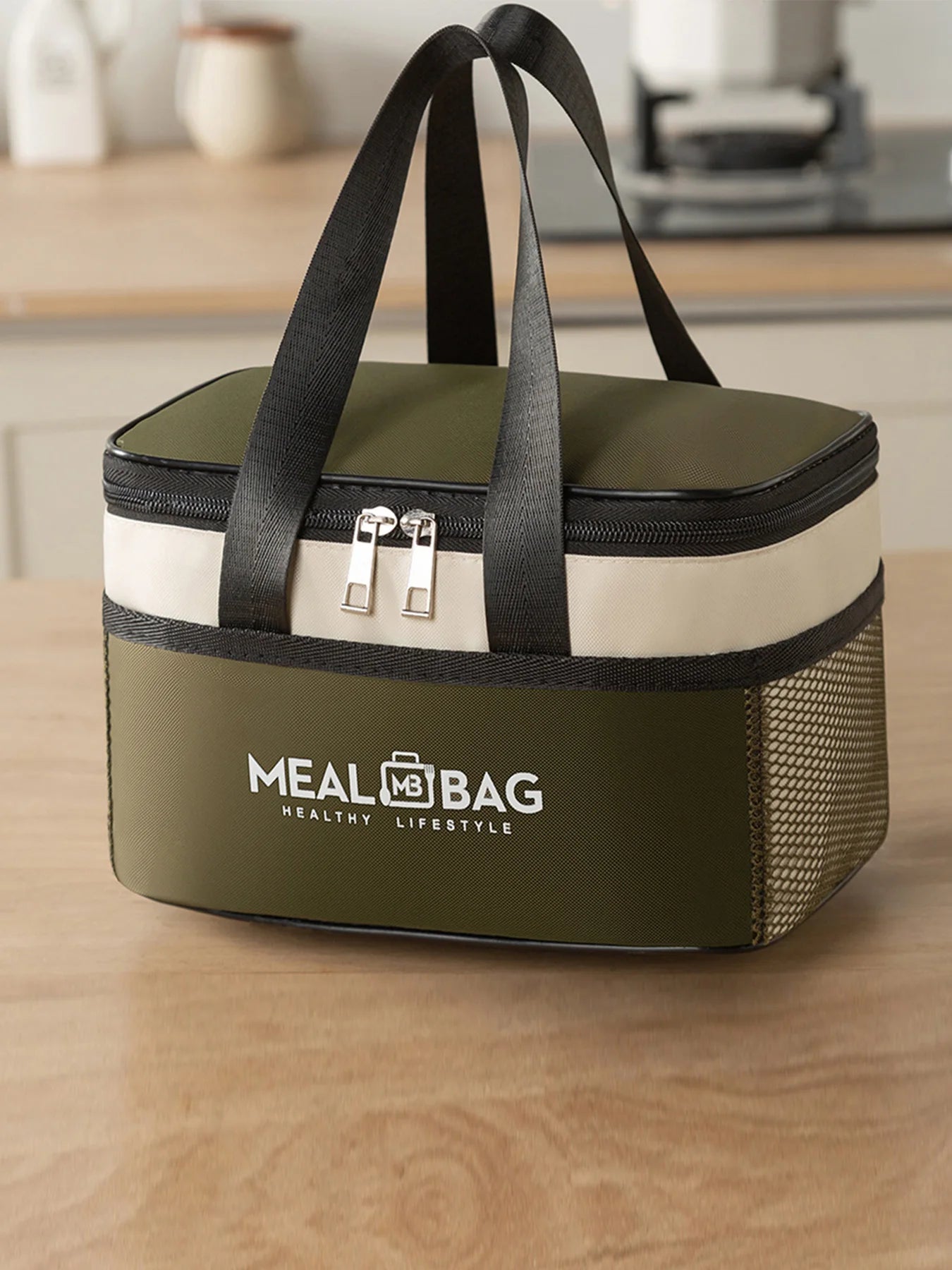 Insulated Lunch Bag With Waterproof Shoulder Strap - Smarsty