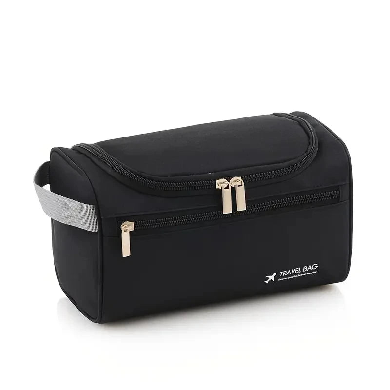 Leather Toiletry Bag for Men Women Dopp Kit Mens Hanging Toiletry Bag Travel Toiletry Bag for Traveling Large Cosmetic Bag for T - Smarsty