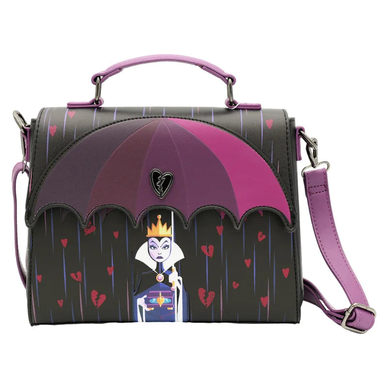 Stylish Pink PU Leather Minnie Mouse Shoulder Backpack - Smarsty