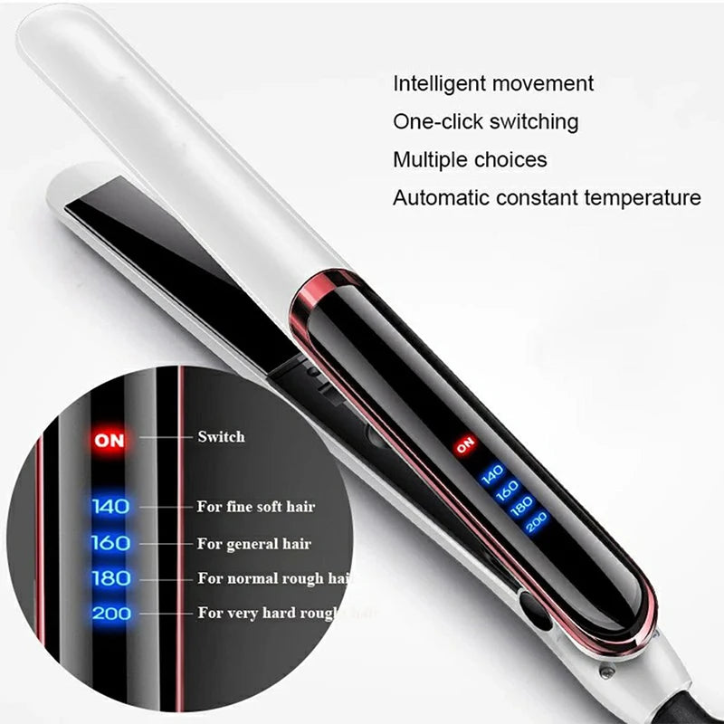Ceramic Ionic Hair Straightener with Fast Heat-Up - Smarsty