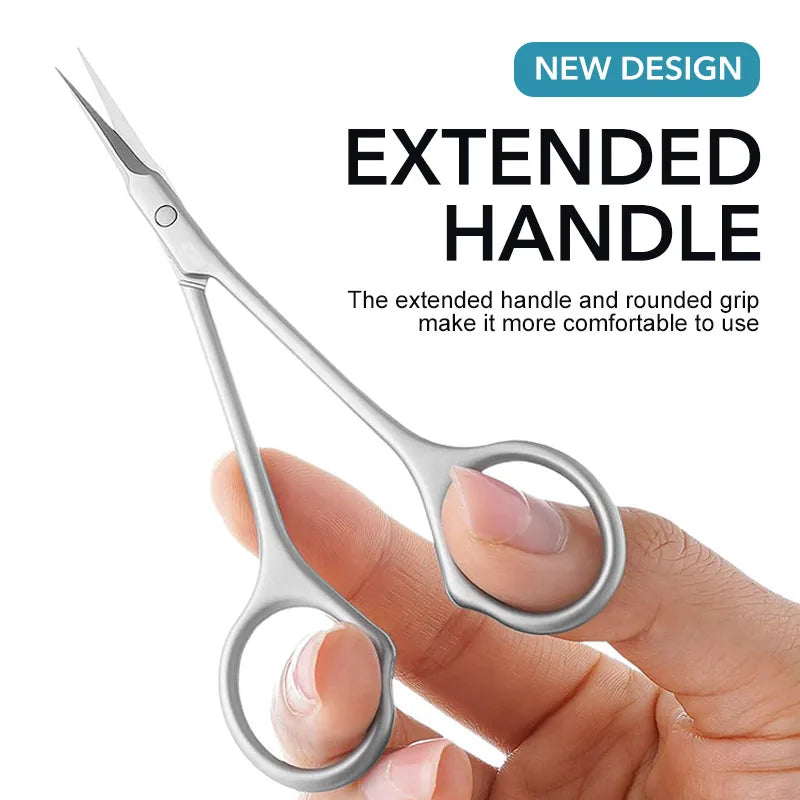 Stainless Steel Cuticle Scissors for Precise Nail Care - Smarsty