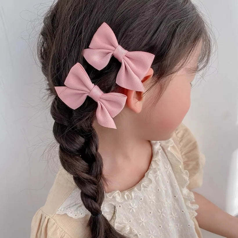 Elegant Flower Bow Hair Clips for Kids and Ladies - Smarsty