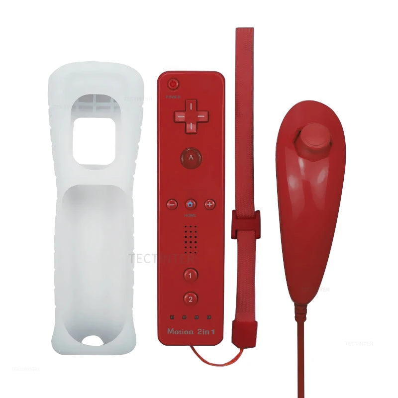 Wireless Nintendo Wii Gamepad Controller with Nunchuck Joypad - Smarsty