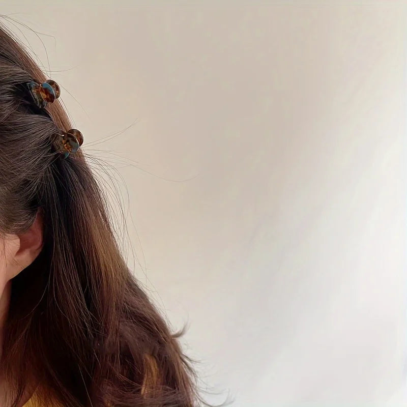 Mini Acetate Hair Claws Set Secure Cute Elegant Clips - Smarsty