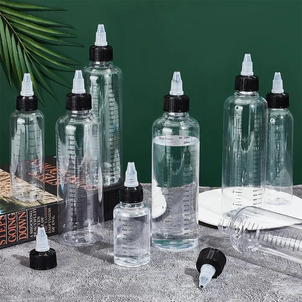 Plastic Dropper Bottles with Twist Top Cap for Juices - Smarsty