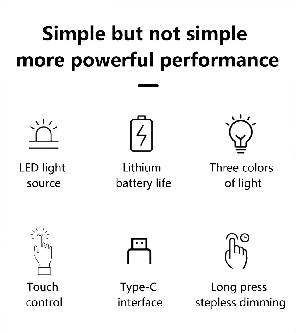 Wireless Touch Control Bottle Lamp with Dimmable Colors - Smarsty