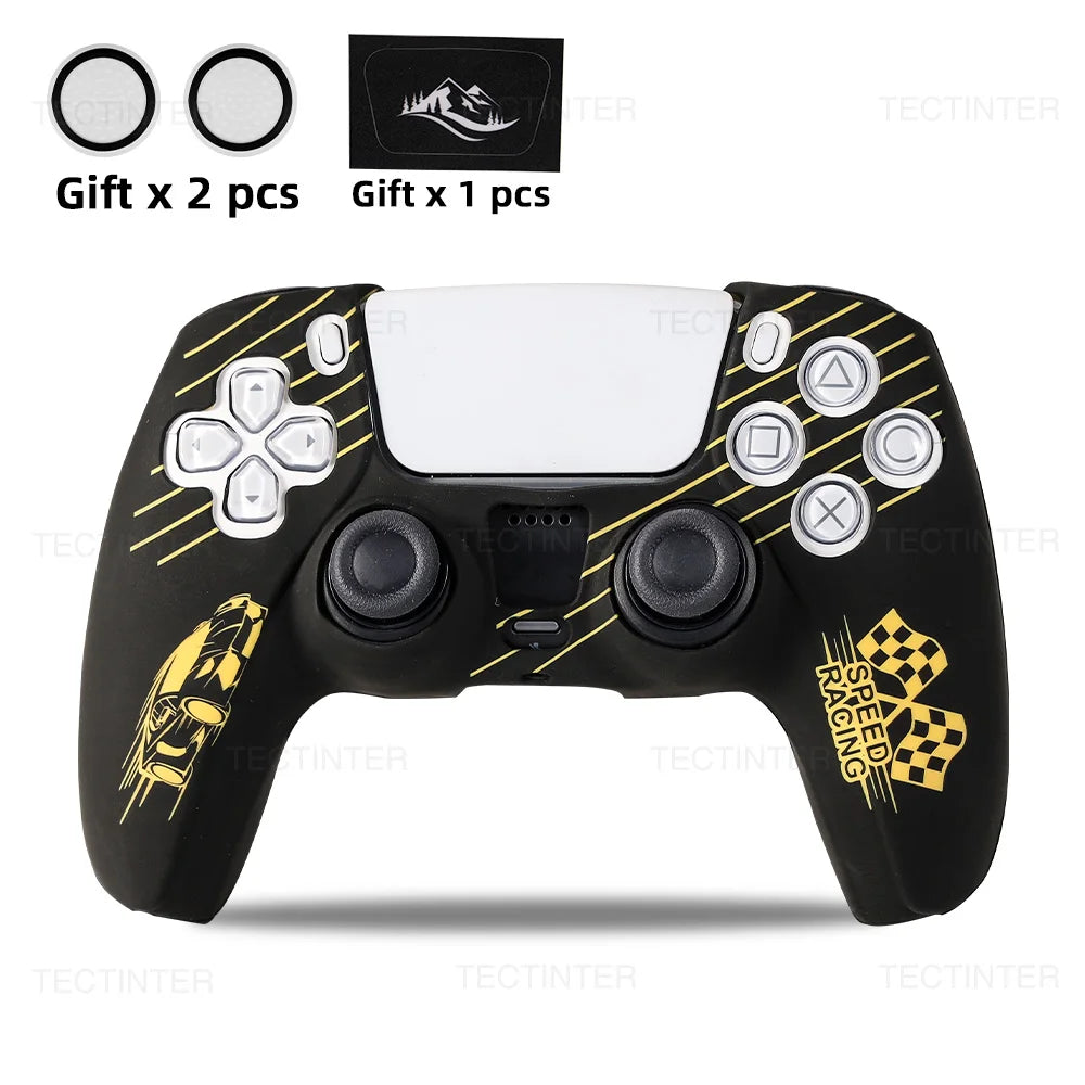 Silicone Protective Cover for PS5 Controller Anti-Slip Grip - Smarsty