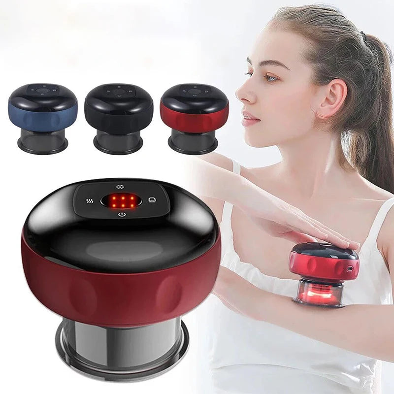 Electric Vacuum Cupping Massage Device for Pain Relief - Smarsty