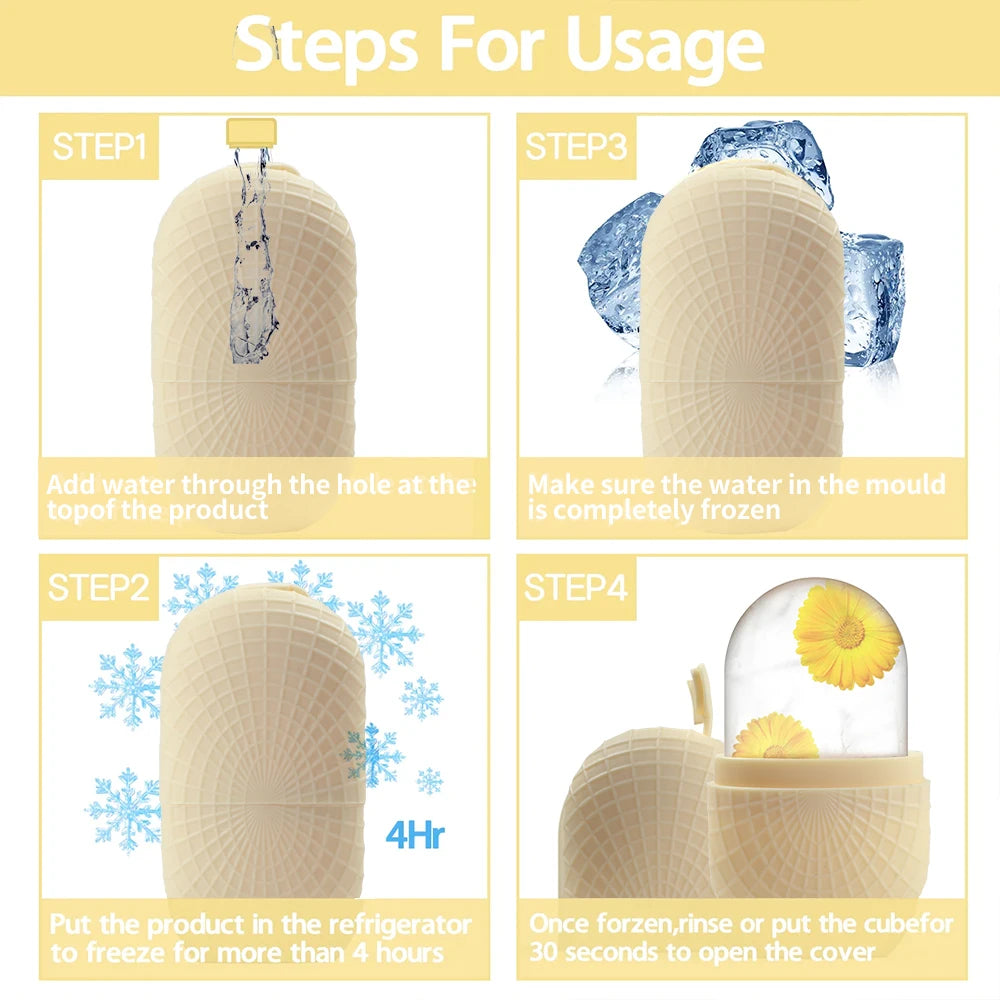 Silicone Ice Roller for Firming Facial Skin - Smarsty