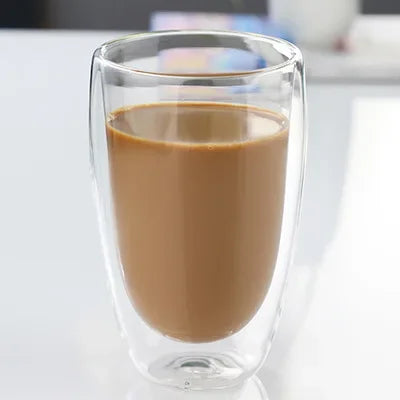 Double Wall Insulated Glass Mugs for Coffee and Tea - Smarsty