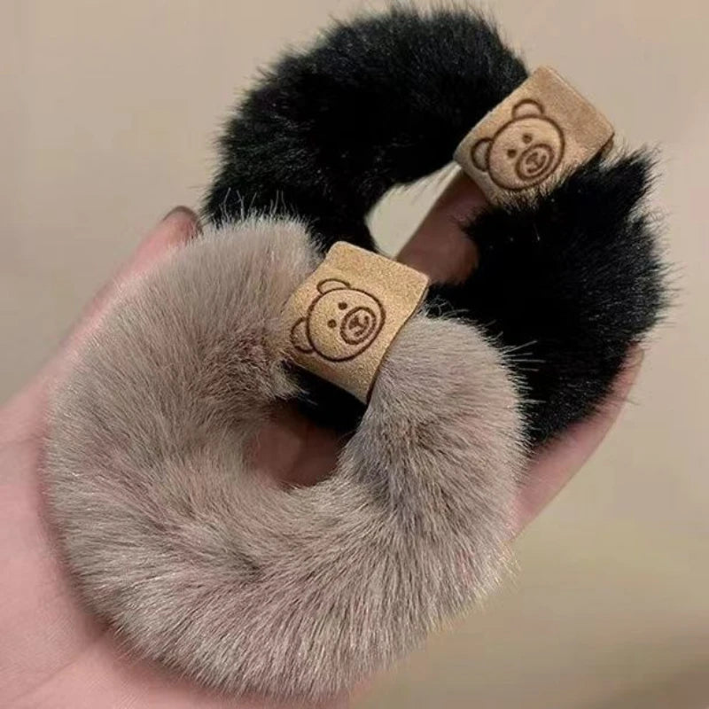 Korean Soft Plush Braided Headband High Elasticity Women - Smarsty