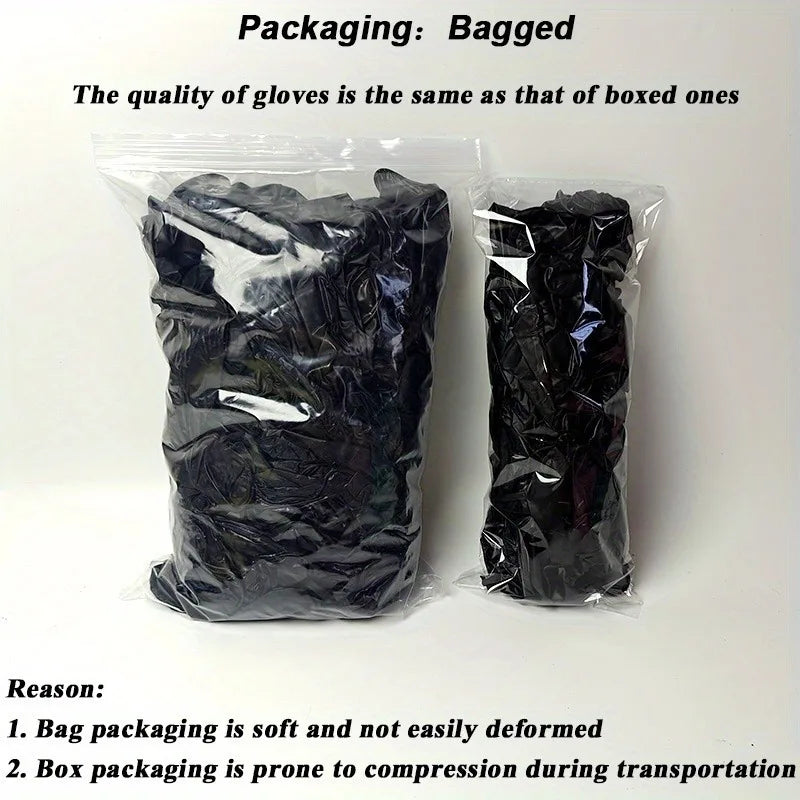 20/50/100PCS Disposable Black Nitrile Gloves for Household Use Latex Free Powder Free Cleaning Gloves Tattoo Hairdressing Tools - Smarsty
