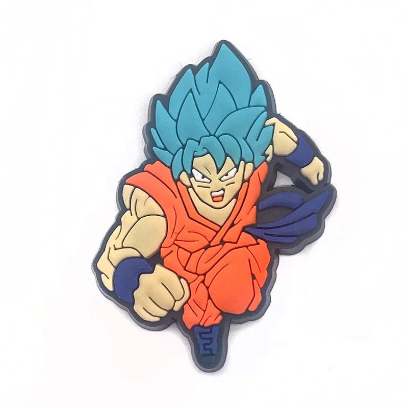 New JIBBITZ Dragon Ball Shoe Charm For Clogs PVC Waterproof Sandals Decorate Buckle Decorations Accessories Toys Gift