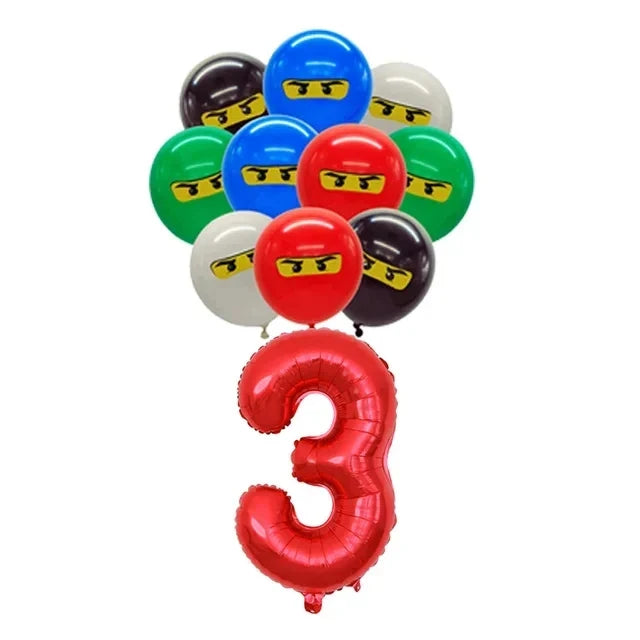 Ninja Theme Birthday Party Disposable Tableware Set - Smarsty