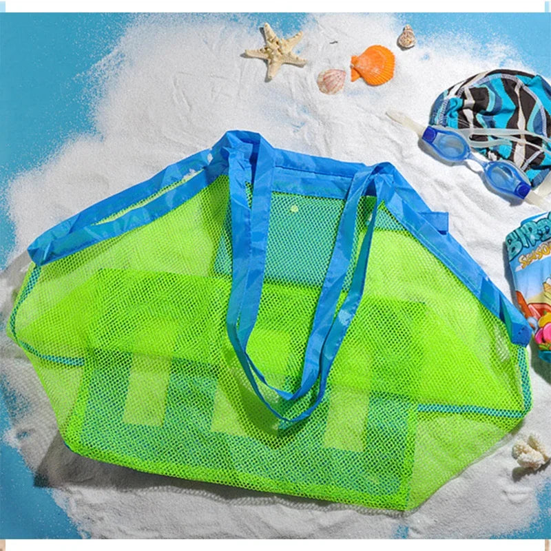 Portable Mesh Beach Tote For Kids Bath Toy Storage Bag - Smarsty