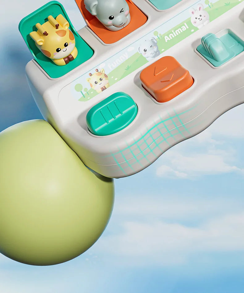 Montessori Pop up Animal Toys and Learning Boxes Enhance Logical Thinking and Motor Skills Suitable for Children's Birthday Gift