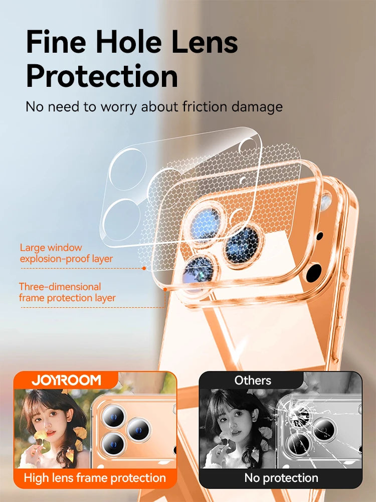 Transparent Shockproof IPhone 15. 16 and 17 Case Lens Protection - Smarsty