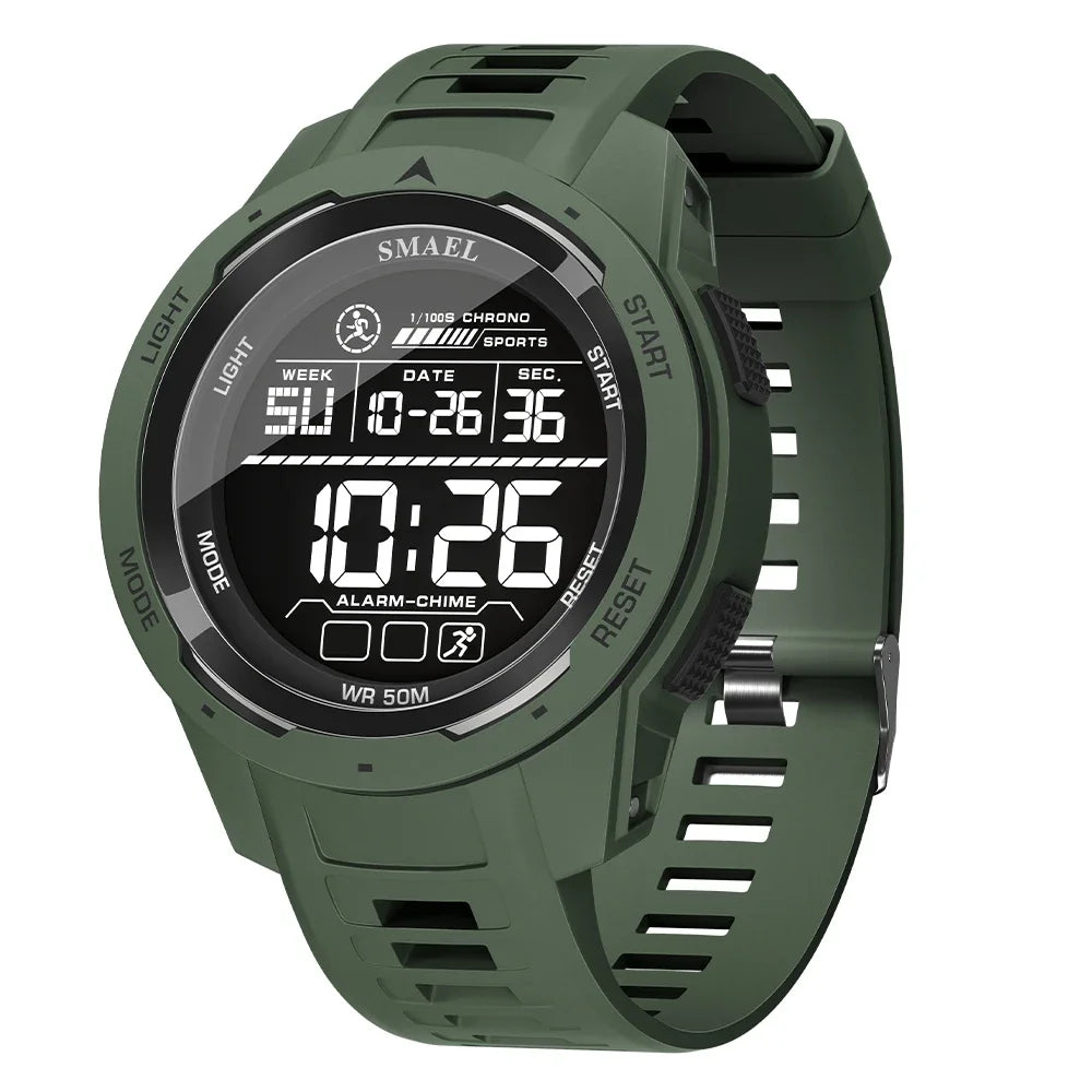 SMAEL 8105 Men’s Digital Sports Watch Waterproof LED Display - Smarsty