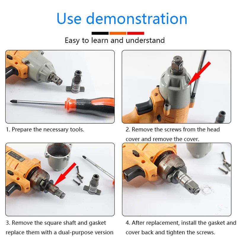 Replaceable Spindle Anvil for Electric Wrenches - Smarsty