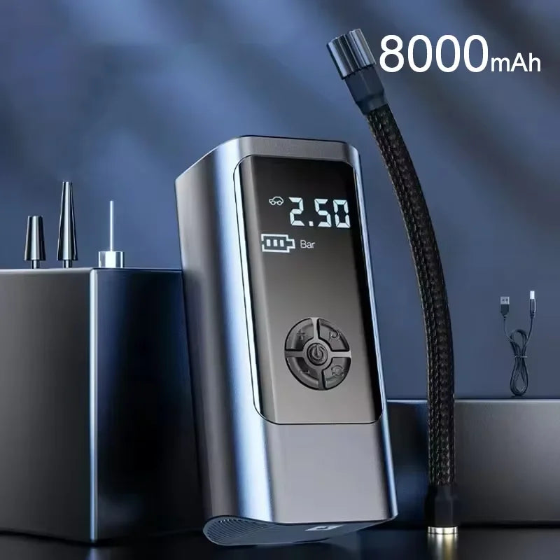 Wireless Portable Tire Inflator Pump 12V 150 PSI 12000mAh - Smarsty