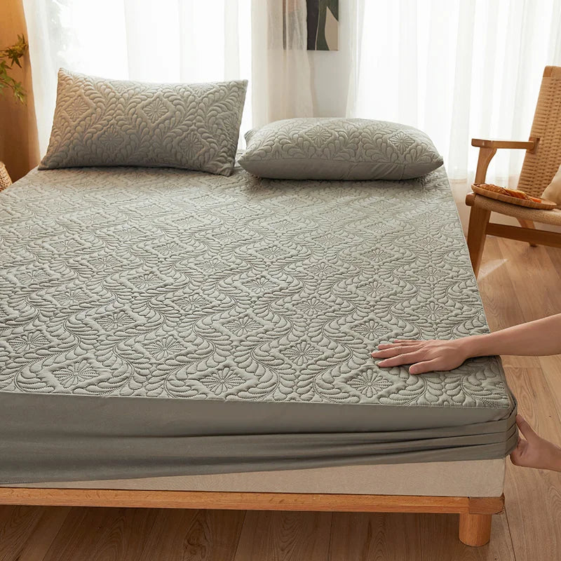 Waterproof Quilted Mattress Protector for Dust Mite Defense - Smarsty