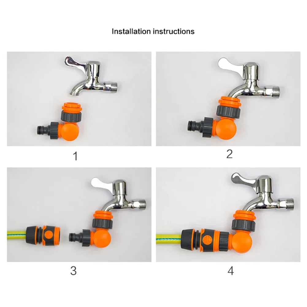 Garden Hose Connector with Quick Connect Feature for Easy Watering - Smarsty