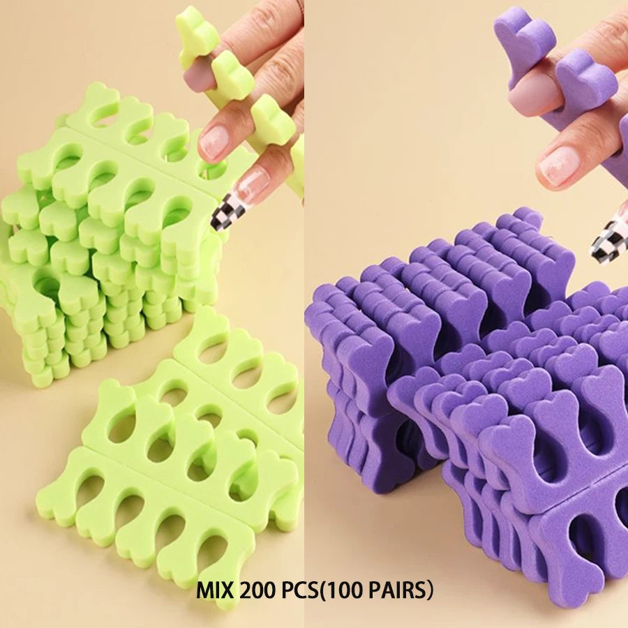 Soft Nail Art Toe Separators for Easy Pedicures - Smarsty
