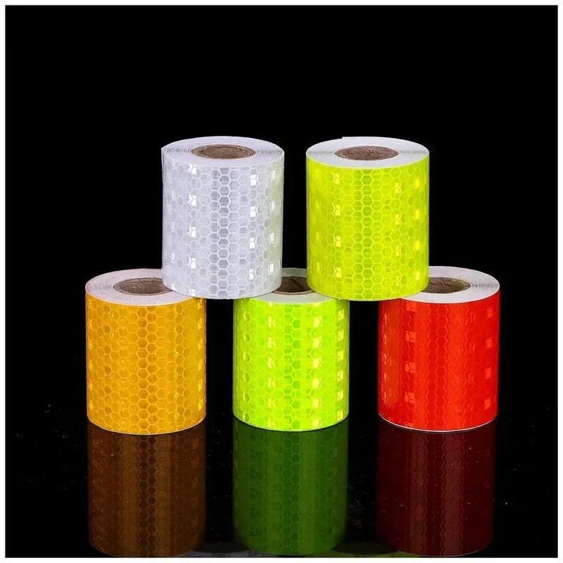 6 Colors Reflective Strip 5cm X 3m Reflective Car Sticker Tape Car Truck Trailer Safety Accessories by Smarsty