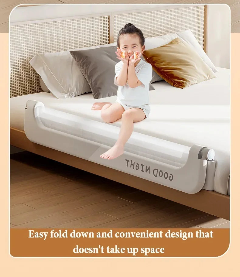 Adjustable Baby Bed Rail Safety Guard For Crib And Bed - Smarsty