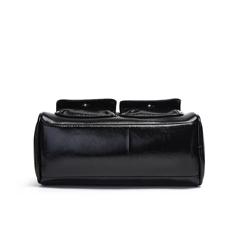 PU Leather Bowling Bag For Women With Multi Pocket Storage - Smarsty