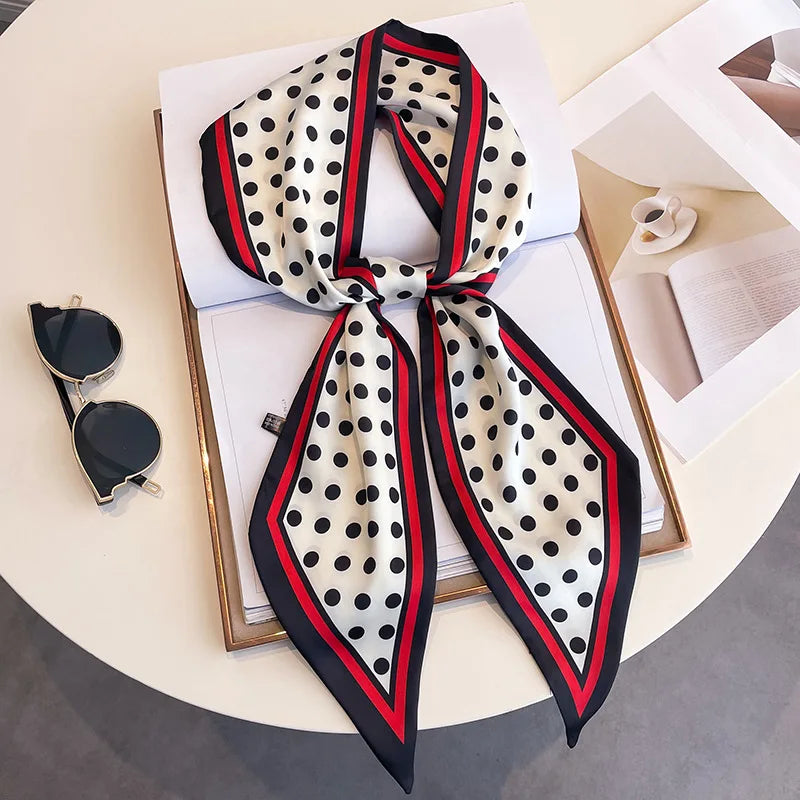 Luxury Silk Hair Scarf for Women Fashion Headband - Smarsty