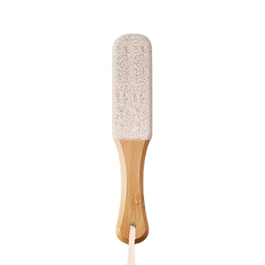 Natural Wooden Callus Remover Foot Scrubber for Smooth Feet - Smarsty
