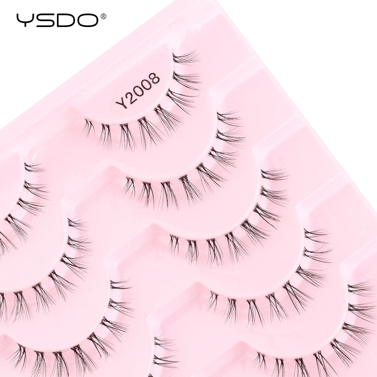 YSDO Natural Full Cat Eye False Eyelashes 3D Effect - Smarsty