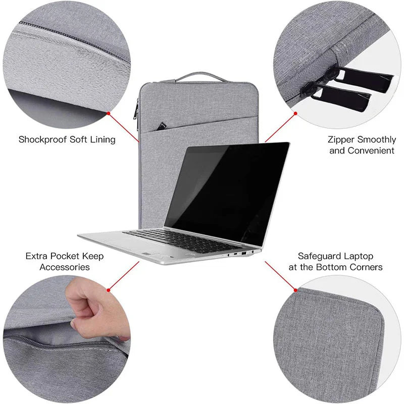 Premium Zippered Laptop Sleeve for 11 to 16 Inch Notebooks