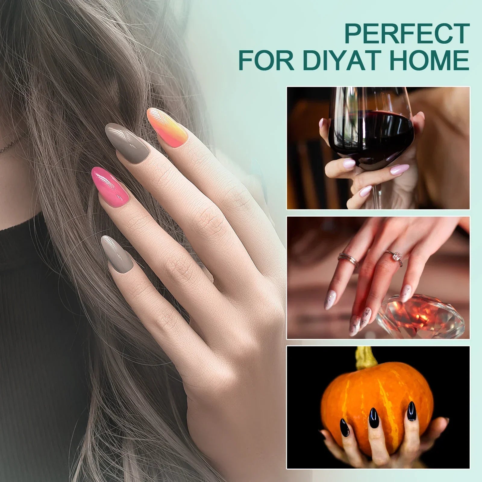 Gel X Nail Tips 120pcs Easy Soak Off Extensions - Smarsty