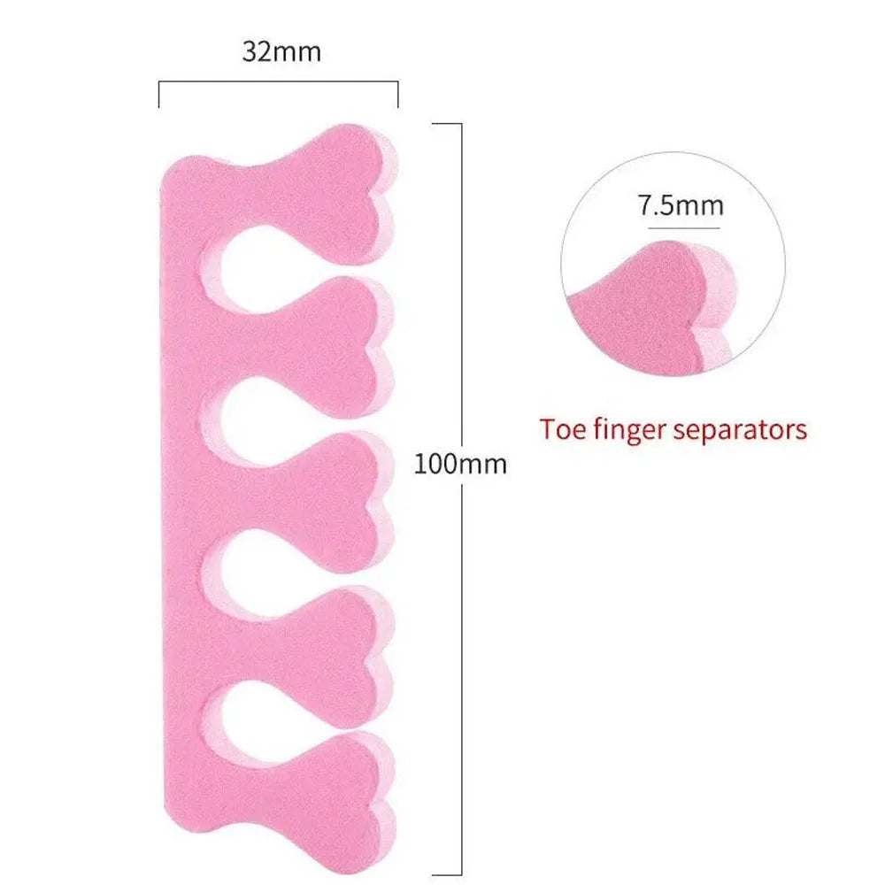 Soft Silicone Toe Separators for Nail Art Practice - Smarsty