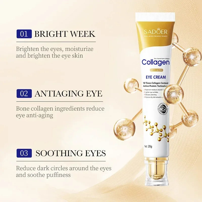 Collagen Eye Cream for Dark Circles and Puffiness - Smarsty