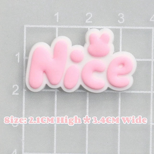 MINISO Pink Hello Kitty Charming Shoe Accessories Cute Cartoon Characters Detachable Shoe Buckles New Sandals Decoration Gift