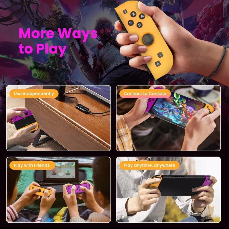 Wireless Gamepad Controller for Switch and PC with Turbo Feature - Smarsty