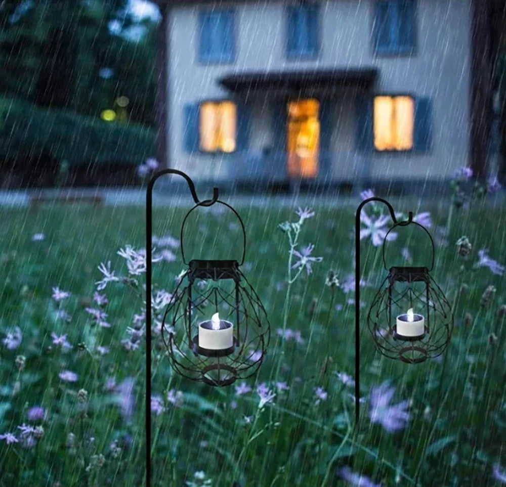 Solar Tea Light LED Candles Waterproof Rechargeable For Outdoor Decor - Smarsty