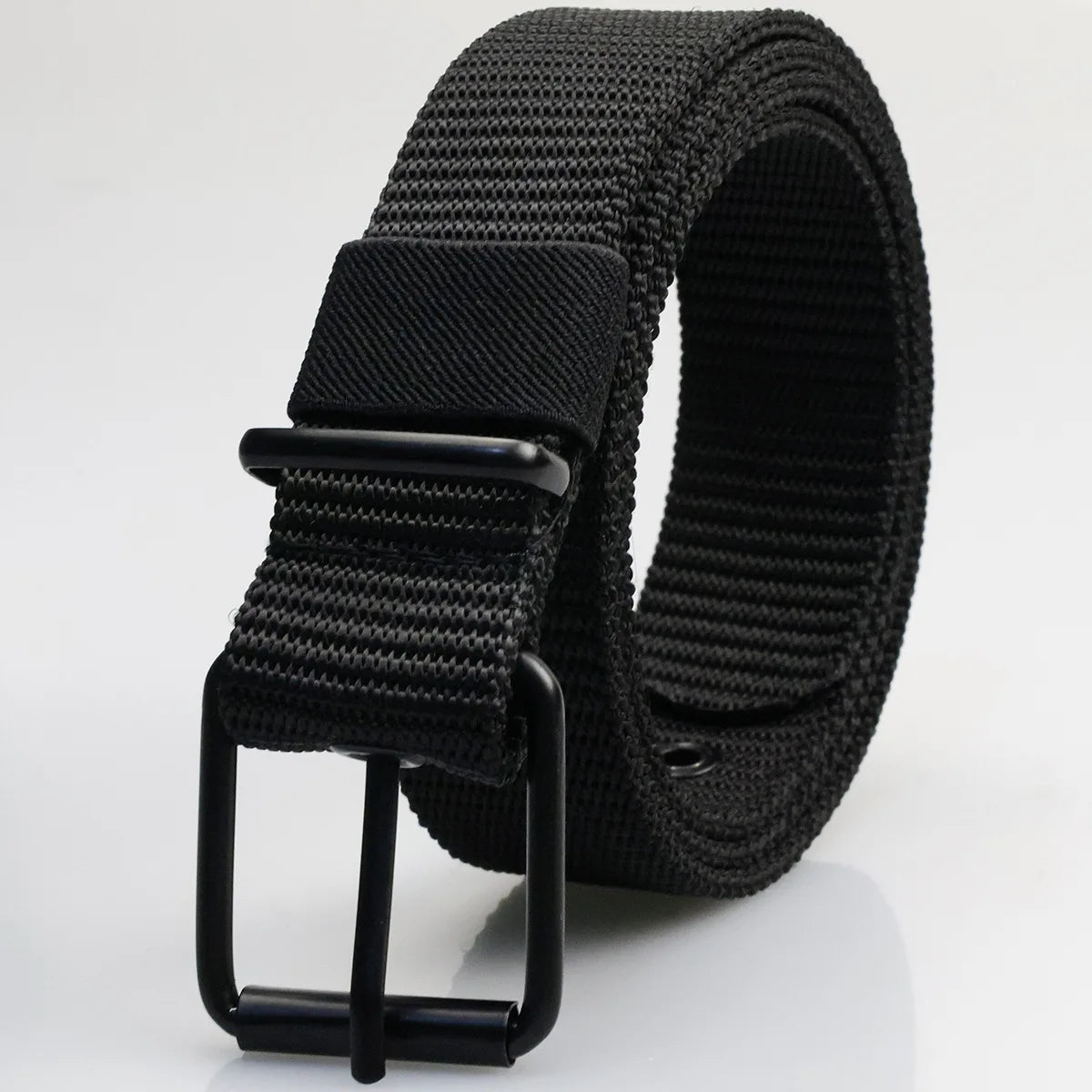 Men's Canvas Belt With Porous Pin Buckle Durable Fashion Accessory - Smarsty