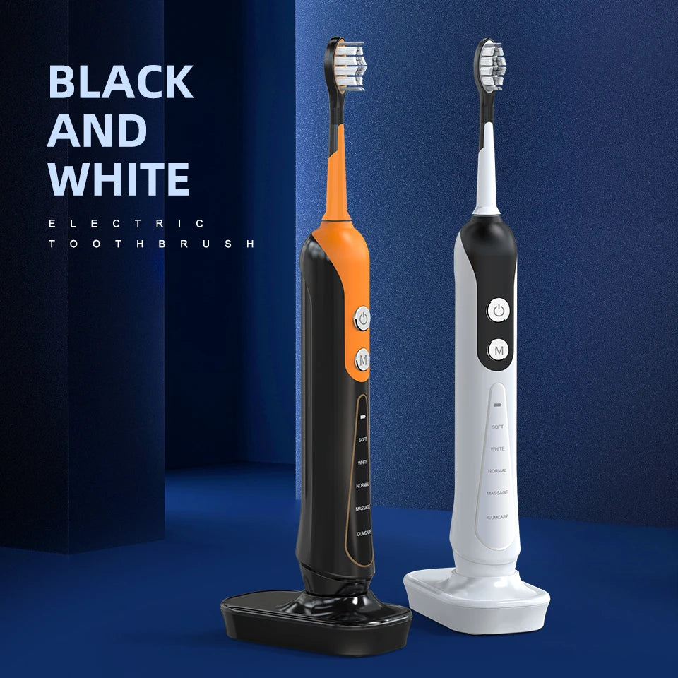 Sonic Electric Toothbrush with USB Rechargeable Whitening Feature - Smarsty