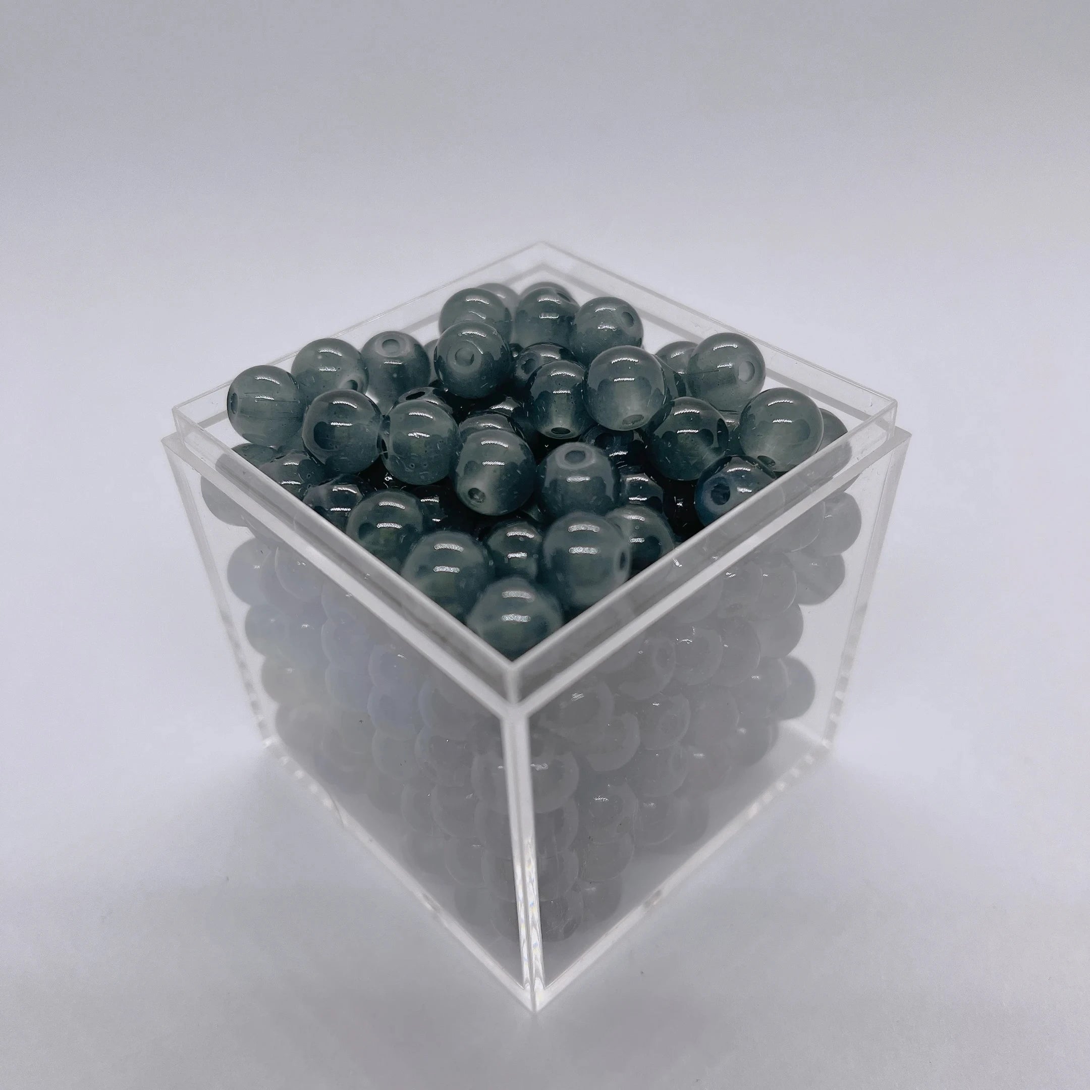 8mm Multicolor Glass Beads for Handmade Jewelry - Smarsty