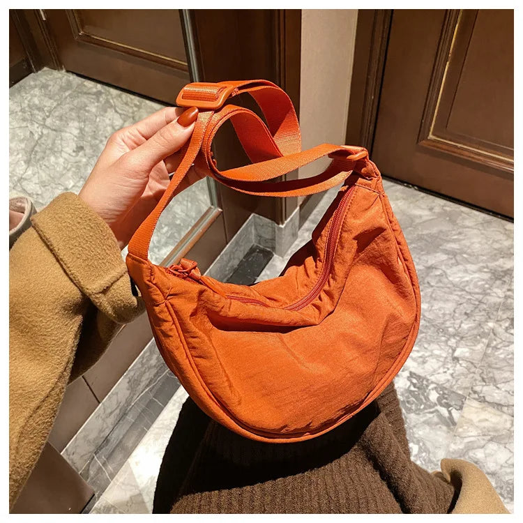 Casual Nylon Crossbody Bag for Women Large Capacity - Smarsty
